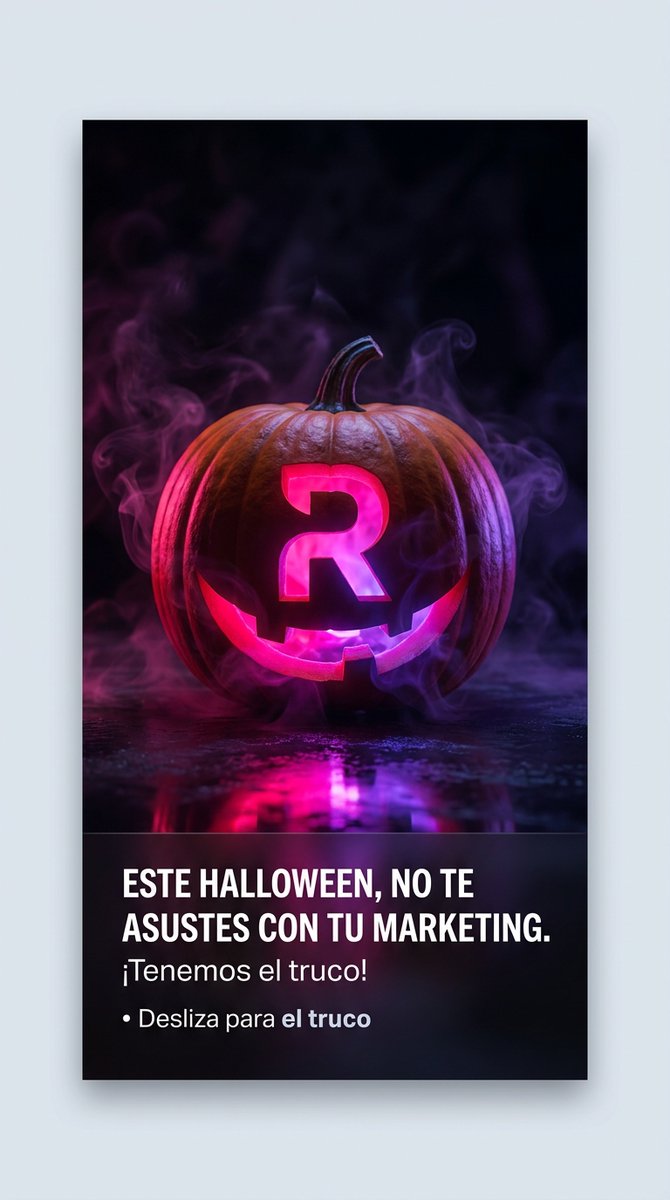 radikal_ia's tweet photo. Que tu marketing no dé miedo este Halloween. Con Radikal IA, tus campañas serán espectaculares. ¡Desliza para ver la magia!

#HalloweenColombia #MarketingCreativo #RadikalIA #Promoción https://t.co/ngdIyMRlre