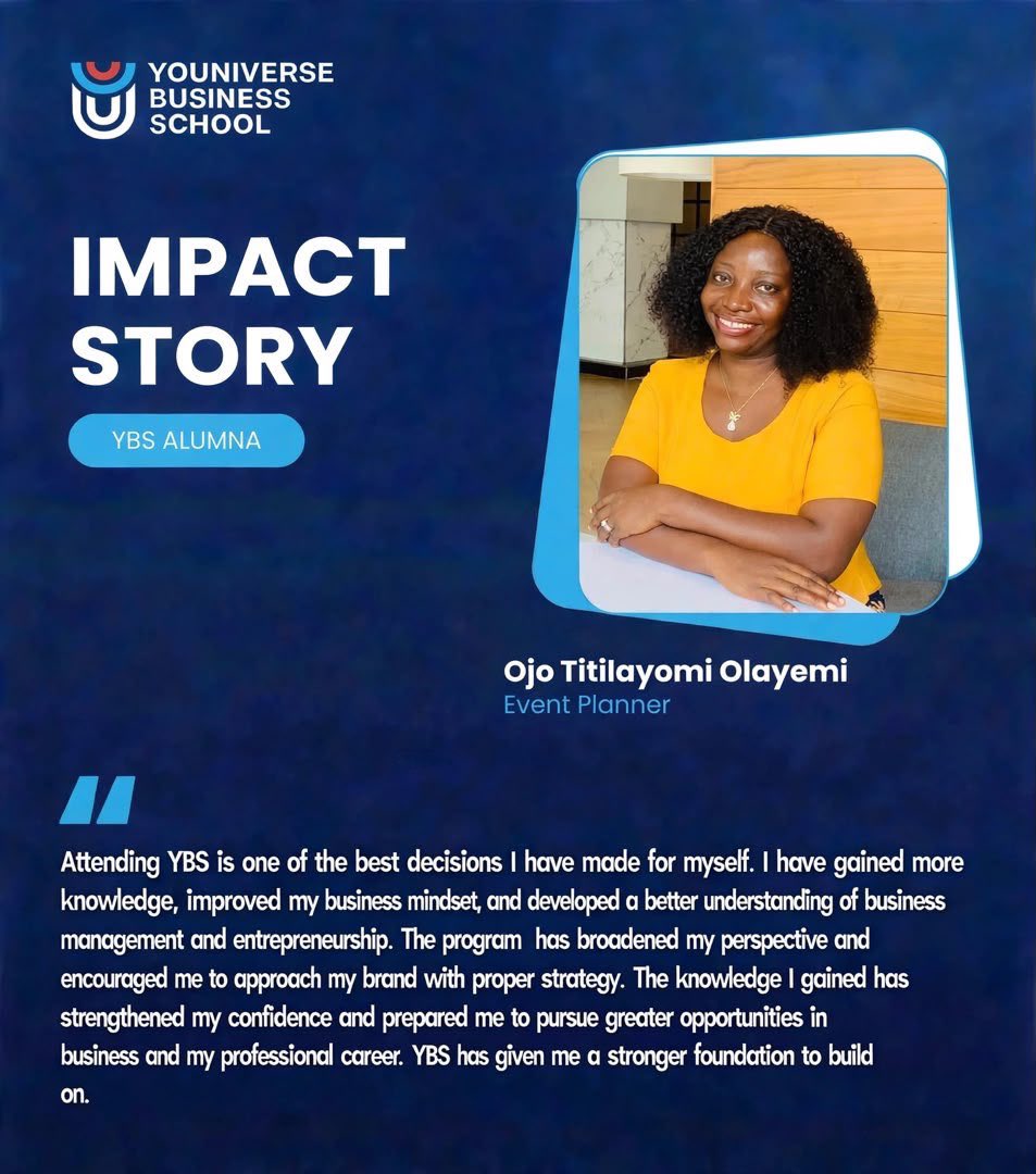 yb_school's tweet photo. Learning. Impact. Opportunities.

Every journey has a story. We’re glad Youniverse Business School is part of this one.

https://t.co/WS4qTTTdSF. https://t.co/1ZprAWcdZd