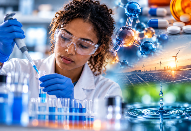 UTAScience's tweet photo. 🧪 From cancer research and clean energy to AI and space exploration, chemistry is shaping our future.
At @uta, our #MaverickScientists turn discovery into impact!
🔬 Read more in this week's #ScienceForward blog - https://t.co/aLe2RghfzY https://t.co/wXIZaqCmXP