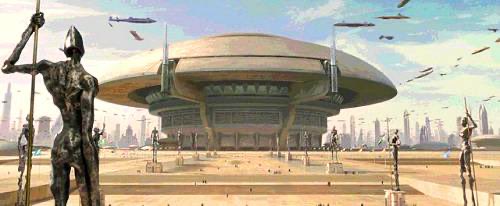 Arda's tweet photo. Am I in LA or Coruscant? Hard to say https://t.co/pFcixqGG35