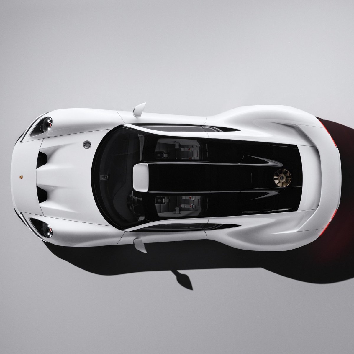 Motor1com's tweet photo. This is the Porsche Mission S, the brand's newest super sports car, inspired by the 356 and 550 Spyder.

Porsche says it will "permanently" sit in the brand’s lineup, above the 911, but Porsche has not provided any information on powertrains, specs, or pricing. https://t.co/2m7ImH6KLj