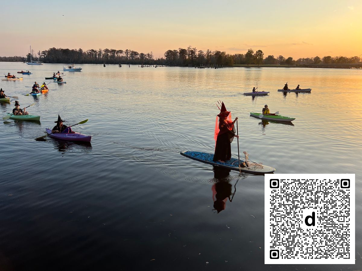 WashDailyNews's tweet photo. Get ready to set sail in your best Halloween attire for the 3rd Annual Witches and Warlocks Paddle on the Pamlico River on Sunday, Oct. 18, hosted by Inner Banks Outfitters and Pitt Street Brewing on the Pamlico.  

Kayaks, canoes, and paddleboards are all… dlvr.​it/TVwqq6 https://t.co/XqkMLZ0D5z