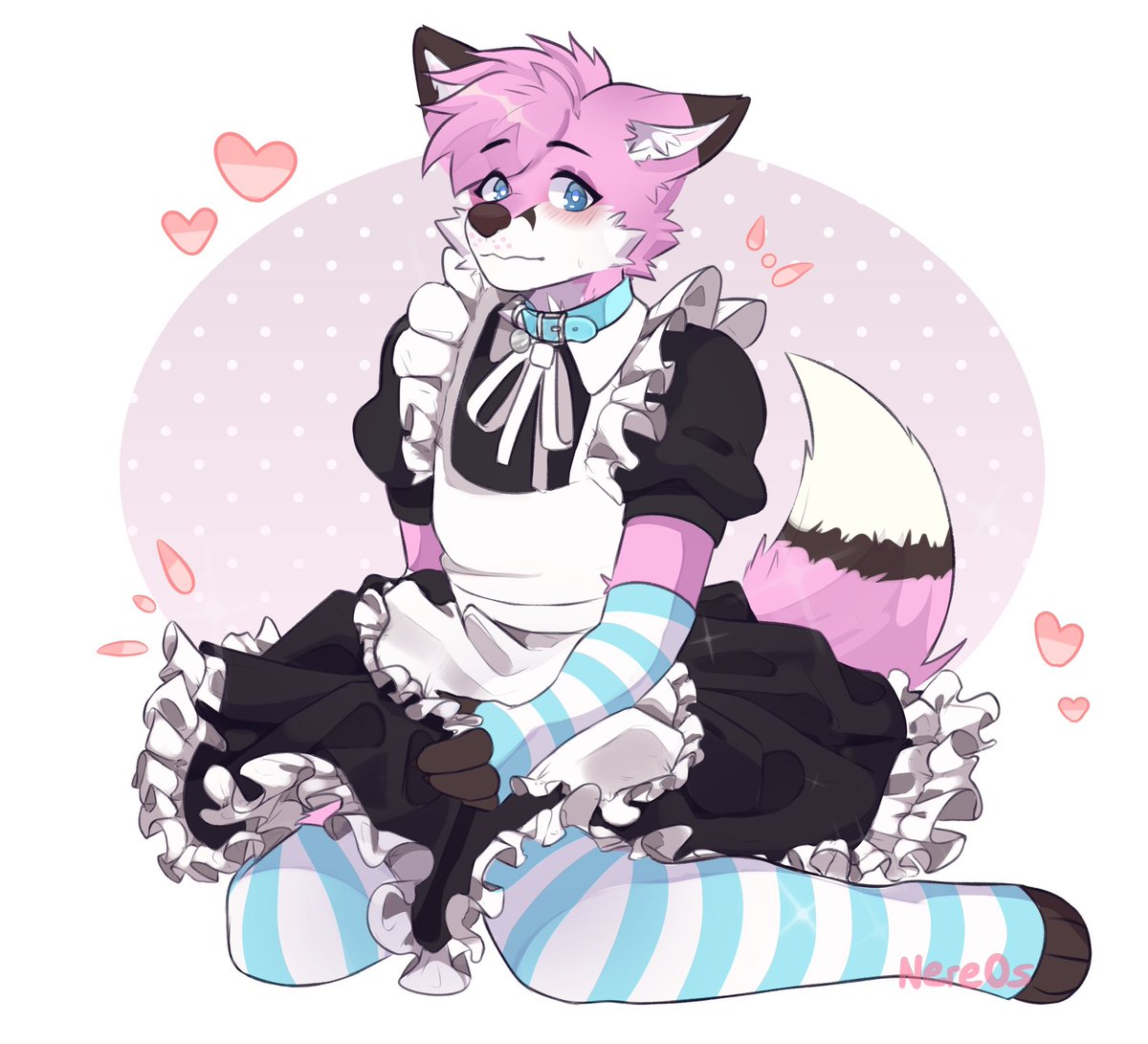 pjfoxes's tweet photo. Pink fops maid service. 🦊🩷
Yes, you can pay me in fox treats. 🍪

#Foxtober day 15 #furry #furryart #fox 
🎨 @Nere0s1 https://t.co/WzwmBrQfGo