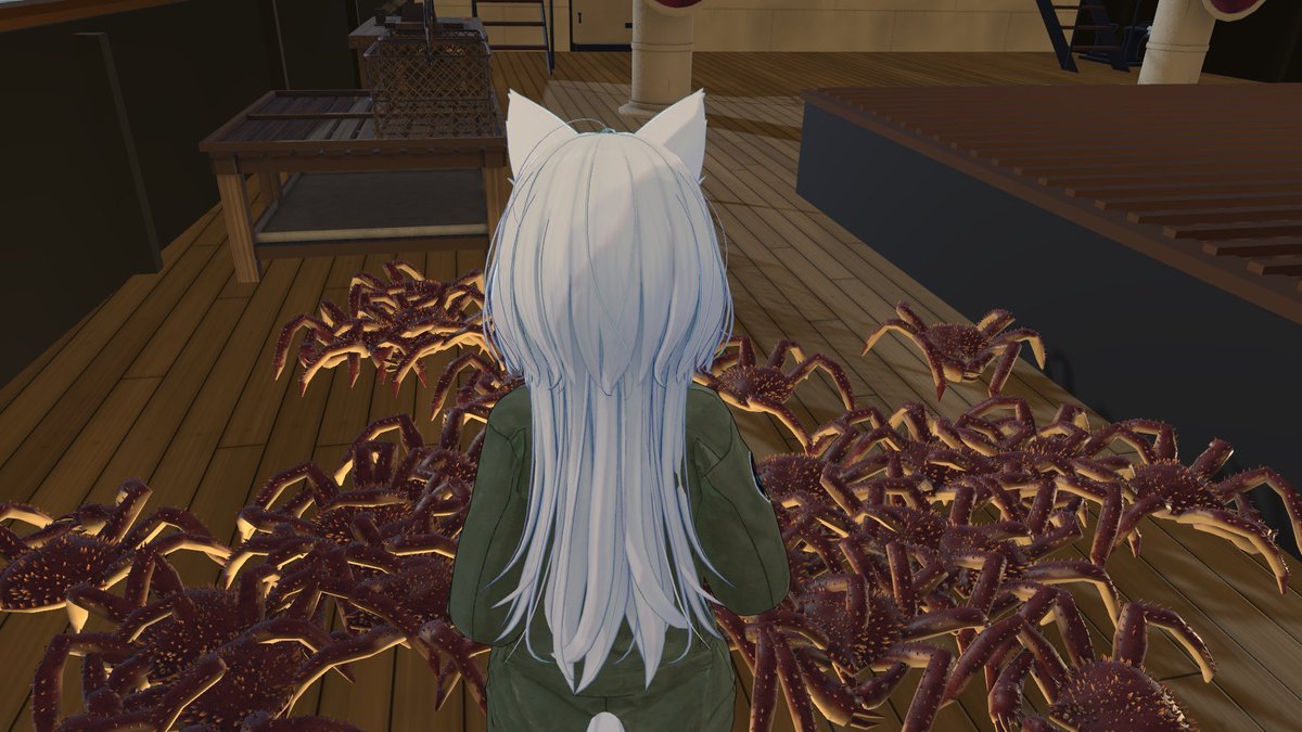 asanagi0316's tweet photo. そろそろワンオペが辛いことに気づきました
今日も蟹がたくさん獲れて満足です
おやすみなさい

ーーーーー温泉で締めくくった労働三日目。 https://t.co/u8InbKHsTw