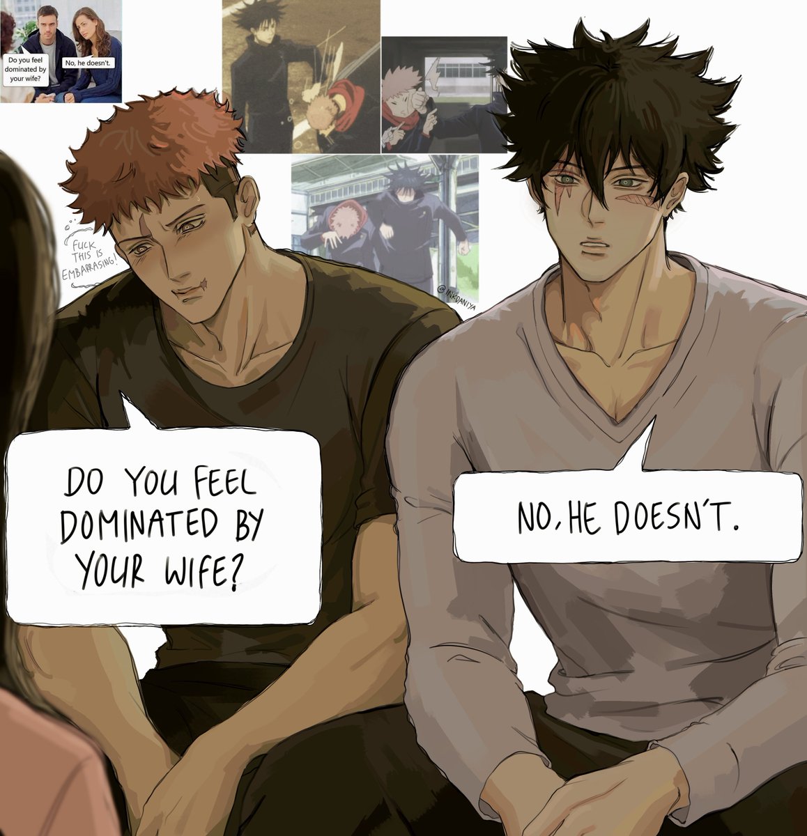 inkdaniya's tweet photo. couple’s counseling https://t.co/wvOj0GR33T