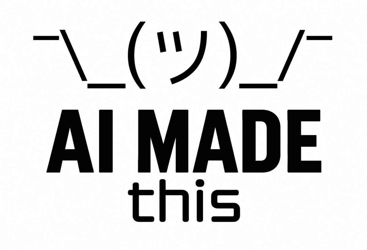 oscarmorenodev's tweet photo. "AI made this” is the new “It works on my machine” https://t.co/bBz05Cl0W7
