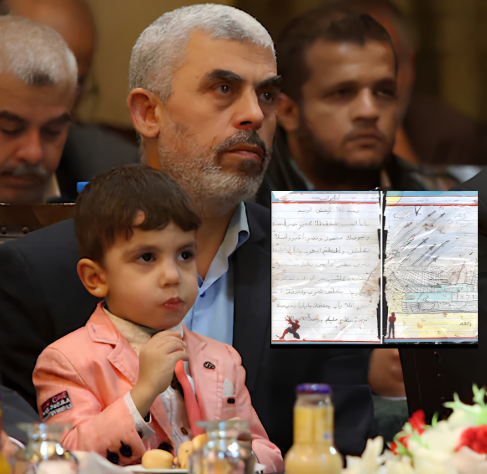 VividProwess's tweet photo. “I want to shout ‘Allahu Akbar’, hold a Kalashnikov, and shoot the Jews. I’m making guns, tanks, and Kalashnikovs out of paper and cardboard.”

Yahya Sinwar's 10 year old son in a letter.

Palestinian children are taught to kill Jews from young age. https://t.co/HFnOA5LQZs