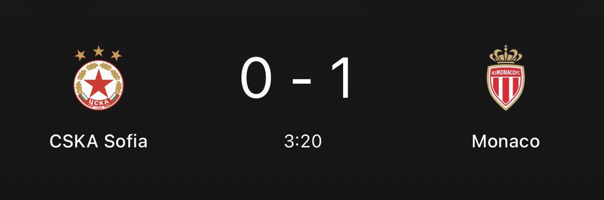 JLNFFC1's tweet photo. @AS_Monaco @Conf_League 1-0 up already 👏 https://t.co/giXXsVN8c1