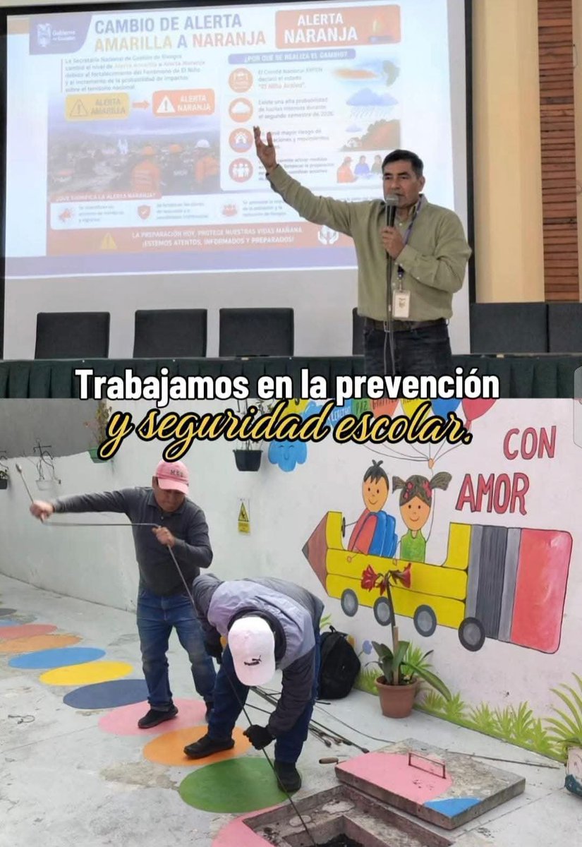 EducacionZ3_Ec's tweet photo. 🌧️🤝 Frente al Fenómeno de El Niño, la comunidad educativa de @EducacionZ3_Ec se prepara mediante charlas de prevención y mingas comunitarias, fortaleciendo la organización y el compromiso para prevenir riesgos y proteger a estudiantes, docentes y familias. https://t.co/cqGrDXhaw0