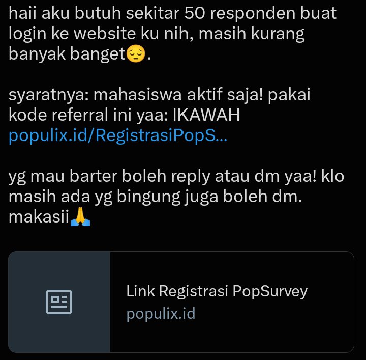 govrynfive's tweet photo. @baksokvah kayak gini kakk lewat websitee https://t.co/D53DuRrNE2 https://t.co/gTip5hDgk0