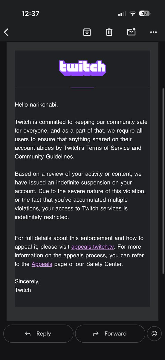 NarikoNabi's tweet photo. @TwitchSupport @twitch 

Bro PLEASE—  I literally just started streaming again YESTERDAY 

Ima go and fucking cry, already had a rough week now this?? I haven’t done ANYTHING my account isn’t a bot and even disconnected all my stuff that had access to my account last time like what? 

What do I even do, bro please