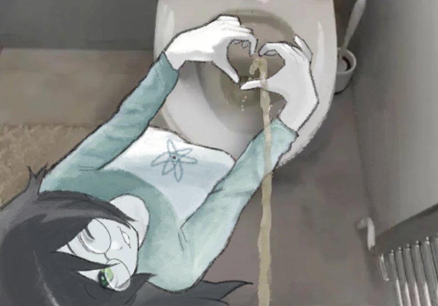 pisstuck's tweet photo. Anonymous submission! Very cute~~ #JadeHarley #JadeHarleyHomestuck #Homestuck #Homesmut #Pisstuck #Peestuck #Pisskink https://t.co/sOROHFJ02N