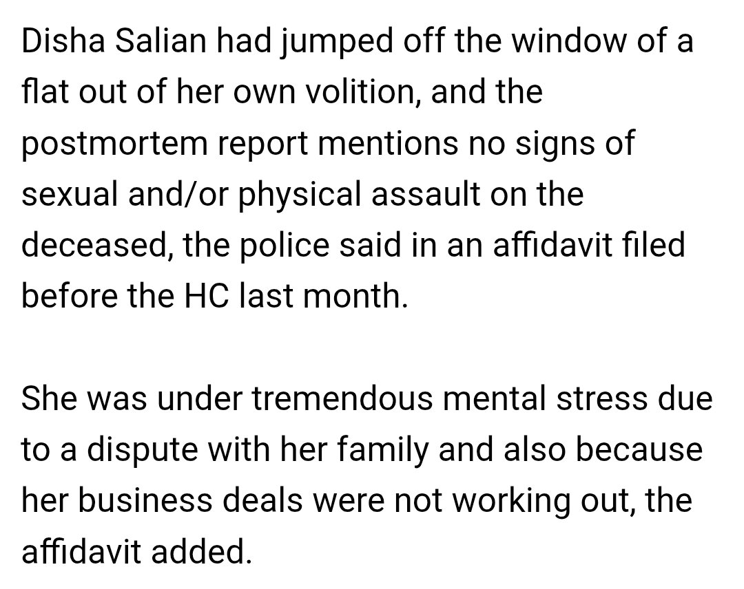 Ab_hai24's tweet photo. This looney keeps on dragging irrelevant names into Disha Salian case with "evidences" that the gold medal winning officer is ignoring like trash 🤣
In the end, it's going to be Sushant Singh Rajput suicide case redux with CBI validating investigation by Mumbai police 😏👇 https://t.co/atLYOpvKAS