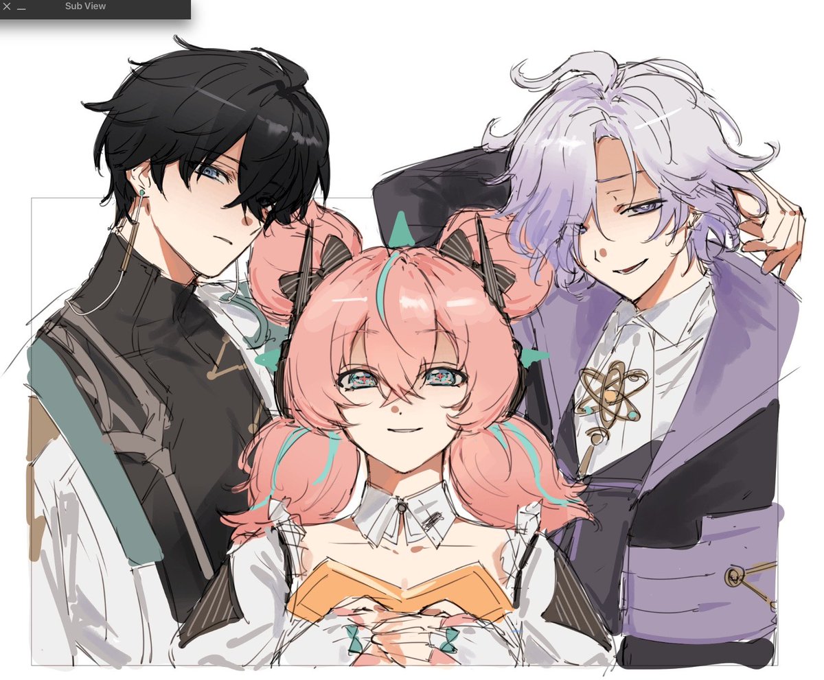 eve_detected's tweet photo. random trio i made up https://t.co/Tg74yVEgeg