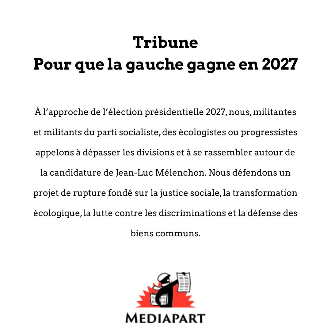 nducrocq44's tweet photo. Je ne militerai pas pour Glucksmann
Socialiste, je lutte contre le fascisme et le capitalisme débridé qui génère tant d'inégalités
Aujourd'hui, j'essaie d'être réaliste, je veux une gauche de rupture et écologique. Je soutiendrai Mélenchon car il est seul à gauche qui peut gagner https://t.co/cwNen3B9Rm