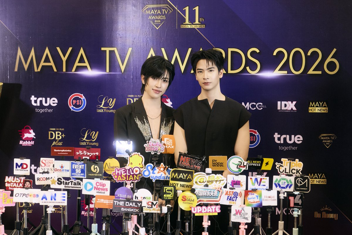 DomundiTV's tweet photo. จบลงไปแล้วสำหรับงาน MAYA TV AWARDS 2026 ✨

ขอขอบคุณทุกรางวัลจากงาน MAYA TV AWARDS 2026 🏆

รางวัล OUTSTANDING SERIES OF THE YEAR
🏆 ซีรีส์ ด้วงกับเธอ Duang With You Series 

รางวัล MALE COUPLE OF THE YEAR
🏆 ซี - นุนิว

รางวัล CHARMING MALE OF THE YEAR
🏆 ซี พฤกษ์

รางวัล RISING STAR MALE OF THE YEAR
🏆 ป๋อ ศุภการ

และขอขอบคุณ @mayaonline2002 ที่ให้เกียรติ “ณฐ” “ลาเต้” “คิม” “โอม” “คอปเปอร์” “ภูผา” “รีออน” และ “เท็ดดี้” ได้มาร่วมเป็นผู้ประกาศรางวัลและได้มาเป็นส่วนหนึ่งในงานวันนี้นะคะ 🥰

ขอขอบคุณแฟน ๆ ทุกคนที่มาเจอกัน รวมถึงแฟน ๆ ที่ส่งกำลังใจมาให้หนุ่ม ๆ ดูมันดิด้วยนะคะ 🫶🏻✨

#MAYATVAWARDS2026xDMD