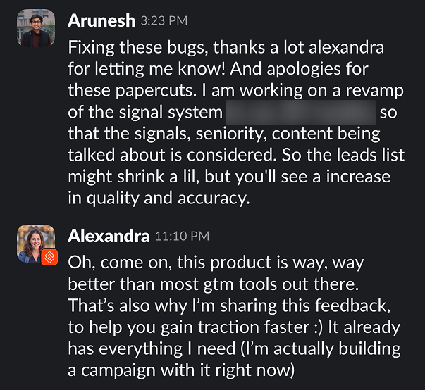 aruneshsingh99's tweet photo. messages like these from our customers just make my day @usedayly 🥰 https://t.co/TlupPRxq7E