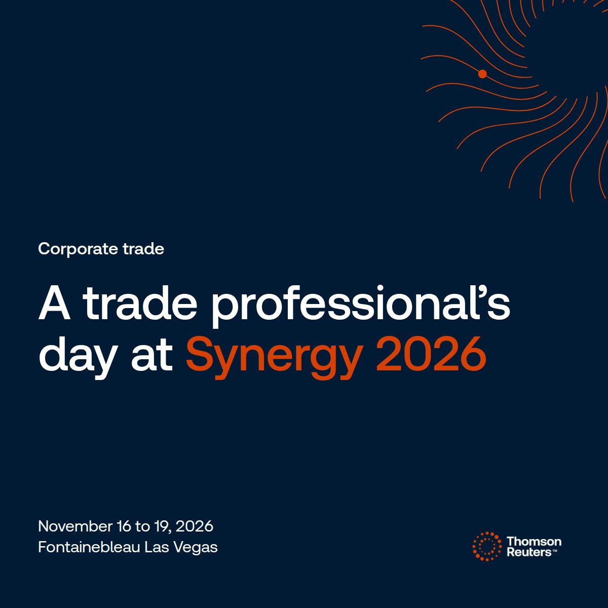 yourONESOURCE's tweet photo. Wondering what a day at #TRSYNERGY2026 looks like for global trade professionals? 

Explore real sessions on tariff sequencing, landed cost strategy, and more, then start picturing your own day: https://t.co/5U6EvlmZDk https://t.co/8KdIaa8D8o