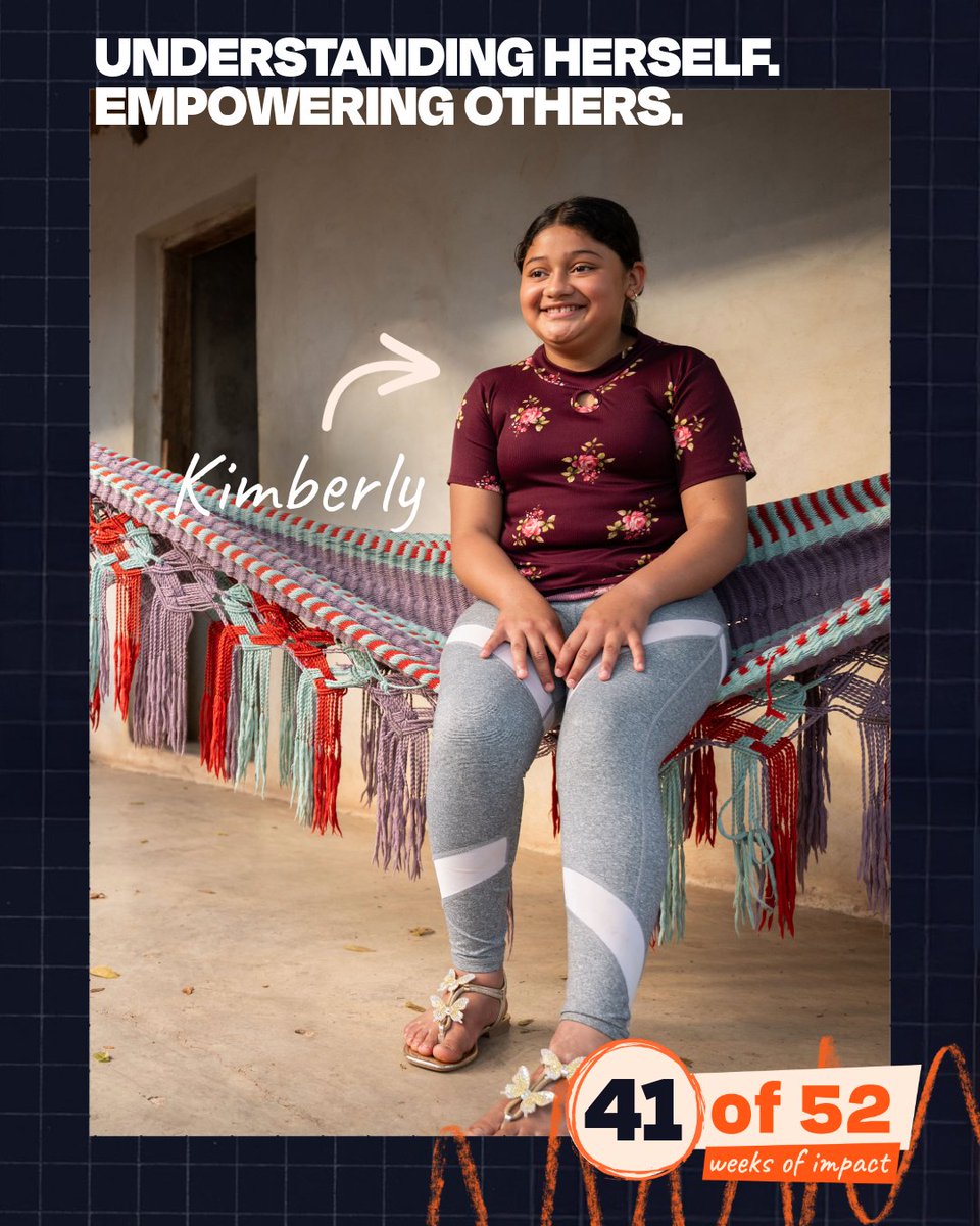 WorldVisionUK's tweet photo. What happens when one girl shares what she’s learned?

Through World Vision’s Charlemos programme, Kimberly, 12, from Honduras, learned about menstrual health. Now she’s helping other girls understand their bodies. 🧡

#52WeeksOfImpact #MenstrualHealth #GirlsEmpowerment https://t.co/NpYseqGabp