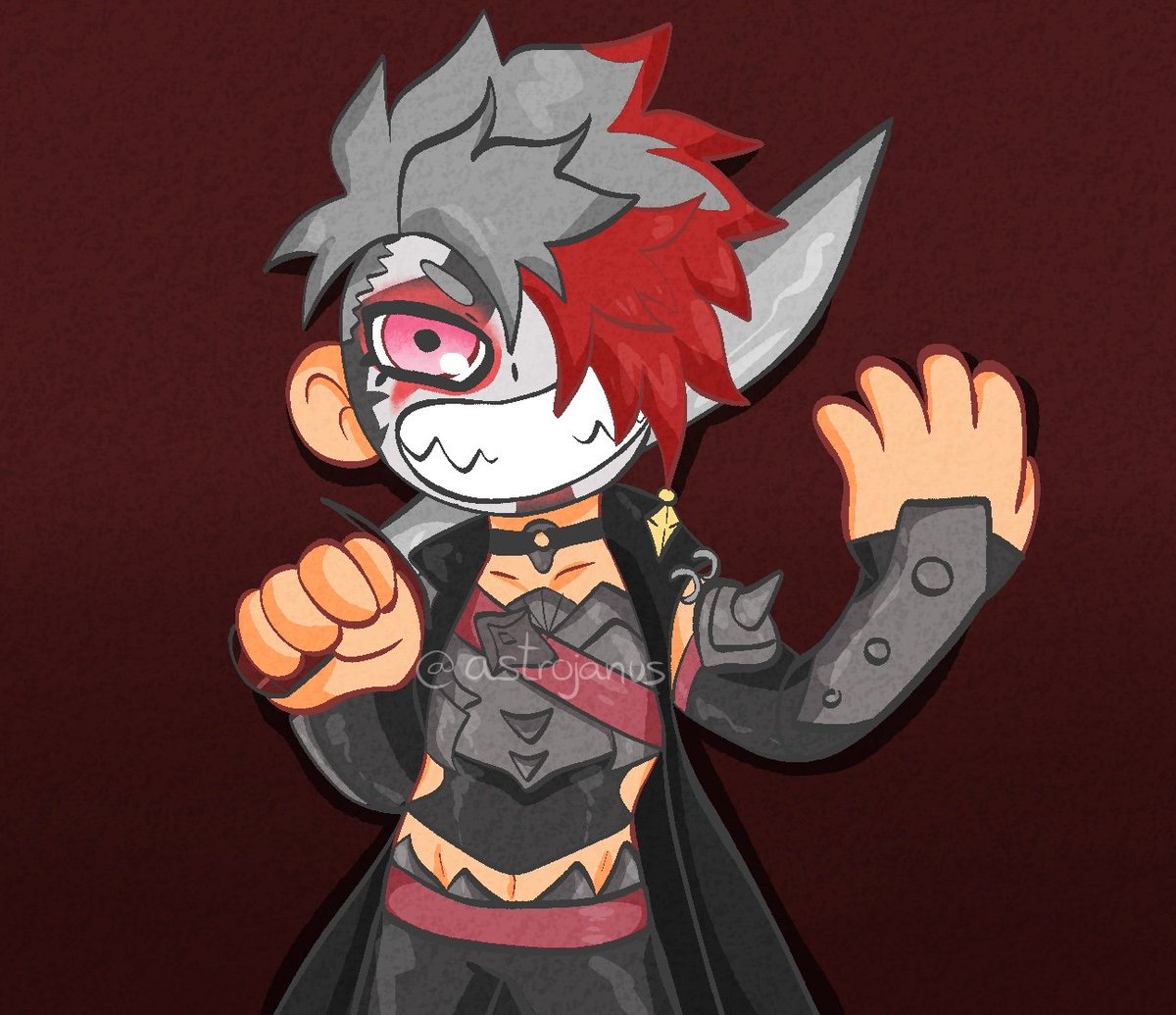 astrojanus's tweet photo. #fefw jester doodle to celebrate that i finally finished fortune's weave after like... +150 hours https://t.co/btPqlws5cz