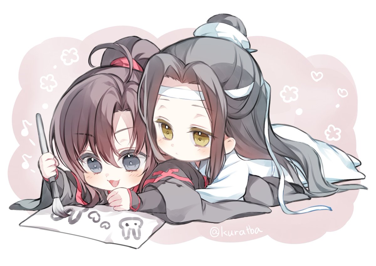 kuratba's tweet photo. 戯れ忘羨  #MDZS https://t.co/yGXmVZRhx1