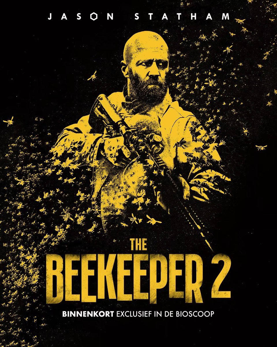 Recapverse1's tweet photo. He’s back. #Beekeeper2. Coming to cinemas January 2027.

#jasonstatham #sony #movies https://t.co/0yVNVLIYbz