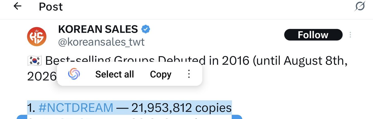 munifa03's tweet photo. No sold out GBK and Rajamanggala 4 times, no opinion.
No 3,6Million seller for ONE album, no opinion.
No being number 1 for best selling group in their debut years, no opinion.
No sold out Gocheok 12 times and being the group with most attendance concert there, no opinion.

~ https://t.co/BIPDhT18Vp