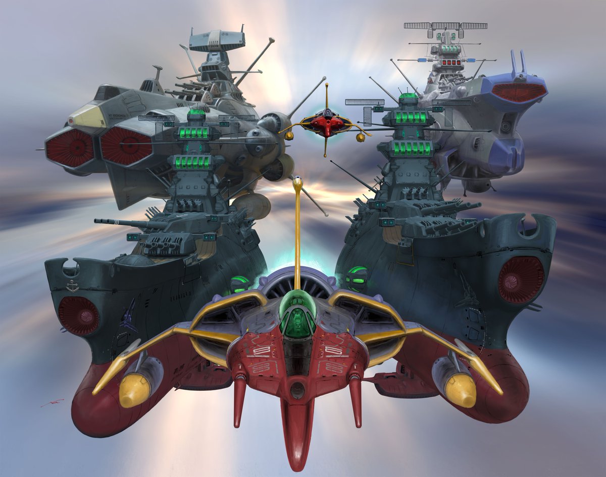 new_yamato_2199's tweet photo. ◤◢◤◢◤◢◤◢◤◢◤◢◤◢◤◢◤◢
「#宇宙戦艦ヤマト2199～3199総選挙」
　　🎉【メカ編】結果発表🎉
◤◢◤◢◤◢◤◢◤◢◤◢◤◢◤◢◤◢

第1位：宇宙戦艦ヤマト
第2位：前衛武装宇宙艦 AAA-1 アンドロメダ
第3位：宇宙戦艦ヤマト（第３次改装型：参戦章叙勲式典記念塗装）
第4位：零式52型空間艦上戦闘機 コスモゼロ
第5位：アリゾナ級宇宙戦艦 アリゾナ

加藤直之氏による上位5隻の描き下ろしイラストも到着！

🔽特設サイトでは30位までの順位も公開中3️⃣0️⃣
https://t.co/C2kRMygrWQ

たくさんの投票、ありがとうございました！
引き続き『#宇宙戦艦ヤマト』シリーズの応援の程、よろしくお願いします⚓