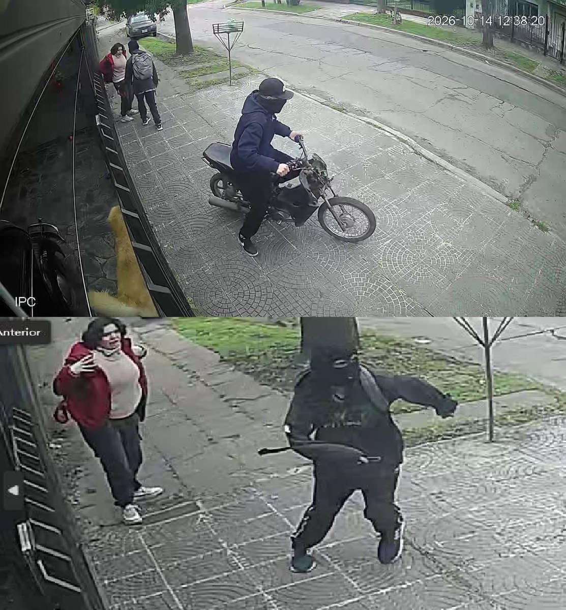 Merlo_Real's tweet photo. Motochorros con pasamontañas y caras tapadas asaltaron a una mujer que caminaba por la calle Alberdi entre Scalabrini Ortiz y Dardo Rocha. La impunidad de los delincuentes que pueden transitar como quieren por las calles de Merlo😡 https://t.co/EPOAUiQCLJ