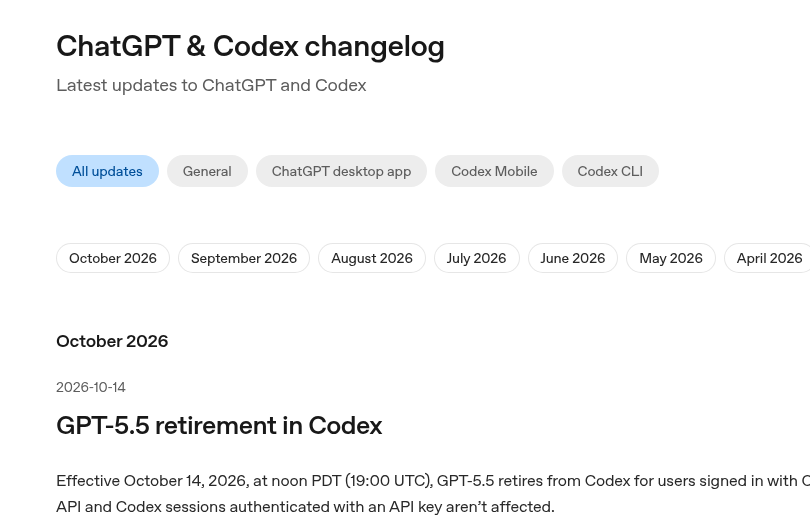 lxdiyyy's tweet photo. Codex 昨天把 GPT-5.5 下线了，ChatGPT 登录的都得换 GPT-6.1 Sol，API key 登录的不受影响

要留意的是脚本、定时任务、自定义 agent 里写死 gpt-5.5 的，官方也专门提了要改，不然半夜跑任务直接报错都不知道
#Codex #OpenAI https://t.co/1NcWeqp1bO
