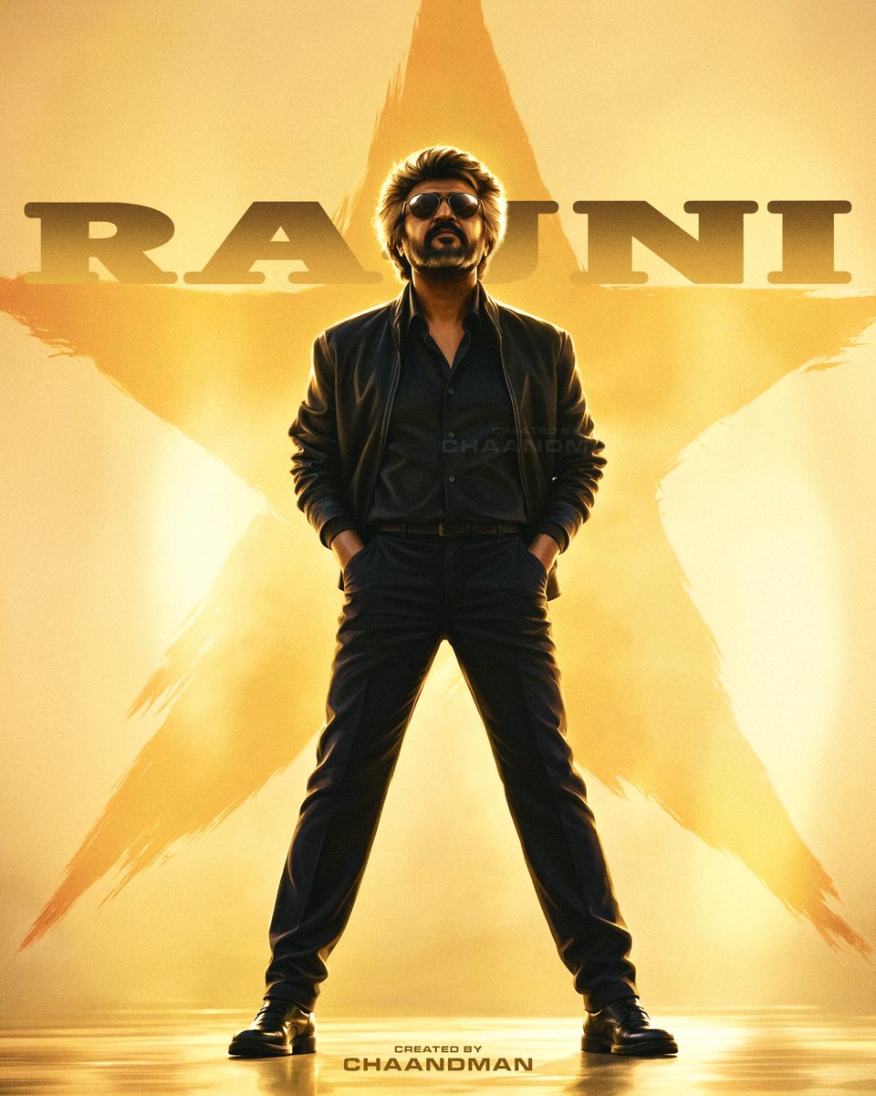 chaandman's tweet photo. One sun. One moon 

@rajinikanth #Jailer2 https://t.co/8XUDZllxX3