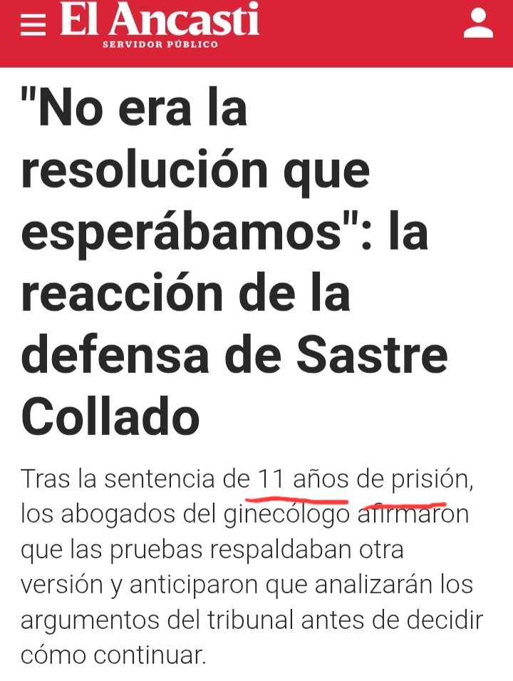 MariadelMar_202's tweet photo. Chaco
GINECOLOGOS EN RIESGO
"siempre sostuvimos q las practicas estaban médicamente justificadas y q existía siempre un ánimo de diagnóstico en uno de los casos y q el otro hecho realmente no existió”dijeron sus abogados 

PERO LE DIERON X RELATOS 11 AÑOS DE PRISIÓN 
@trebuquero https://t.co/HmYynrJzmp