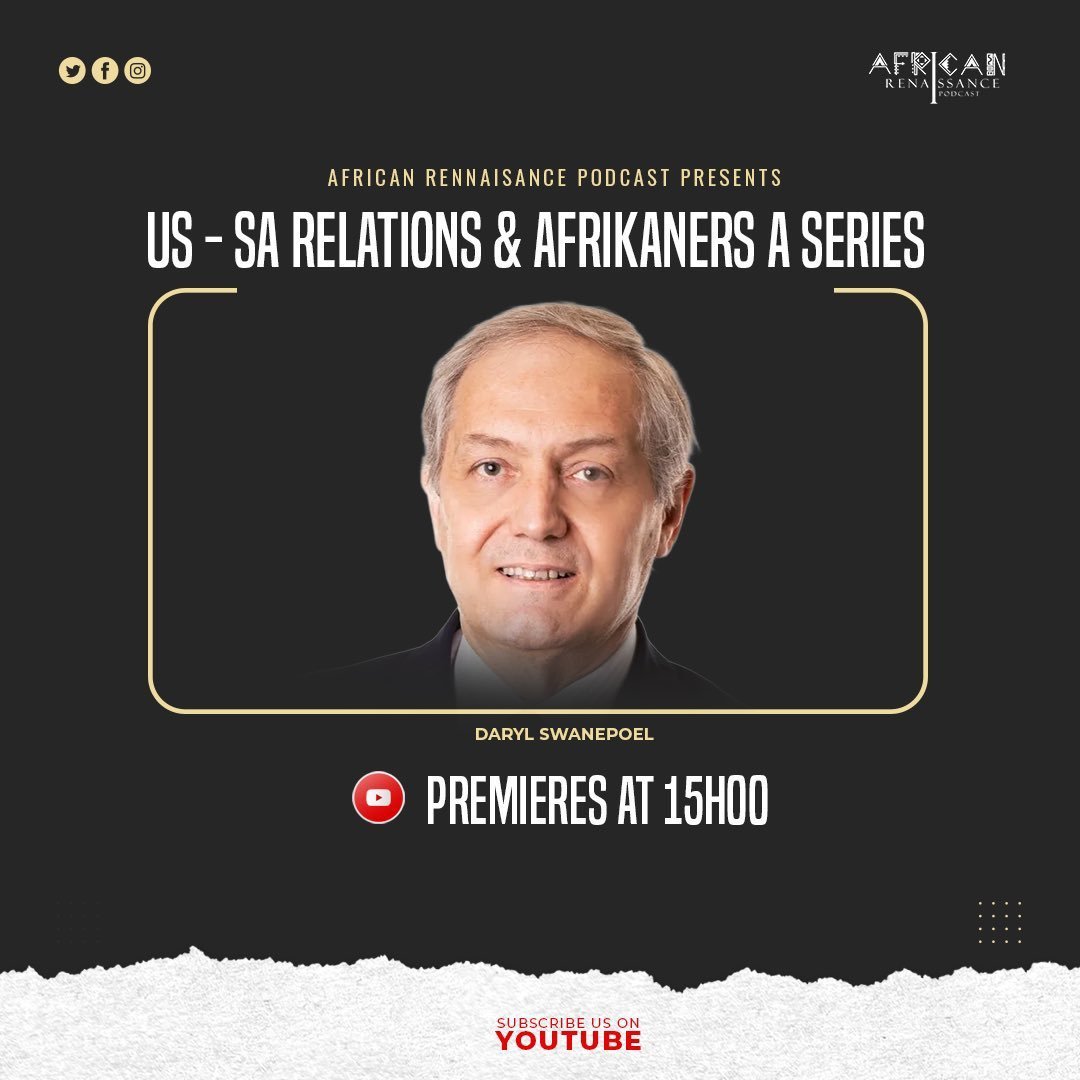 moipone107's tweet photo. @Aubrey_Senyolo Daryl Swanepoel
Afrikaners 
#AfricanRenaissancePodcast
African Renaissance Podcast

Daryl Swanepoel
Afrikaners 
#AfricanRenaissancePodcast
African Renaissance Podcast

Daryl Swanepoel
Afrikaners 
#AfricanRenaissancePodcast
African Renaissance Podcast https://t.co/9QisYvOjMl