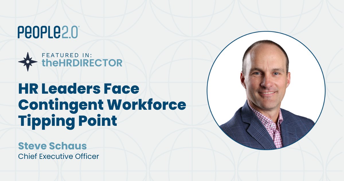 People2o's tweet photo. People2.0 in theHRDIRECTOR!
Our CEO Steve Schaus on the contingent workforce tipping point:
- 46% of enterprises use 6+ vendors
- 53% struggle to balance cost and agility
- Vendor sprawl raises compliance risk
- A partner protects; a vendor transacts
Read: https://t.co/tTHEh7Z8eB https://t.co/CHEBDYtHa1