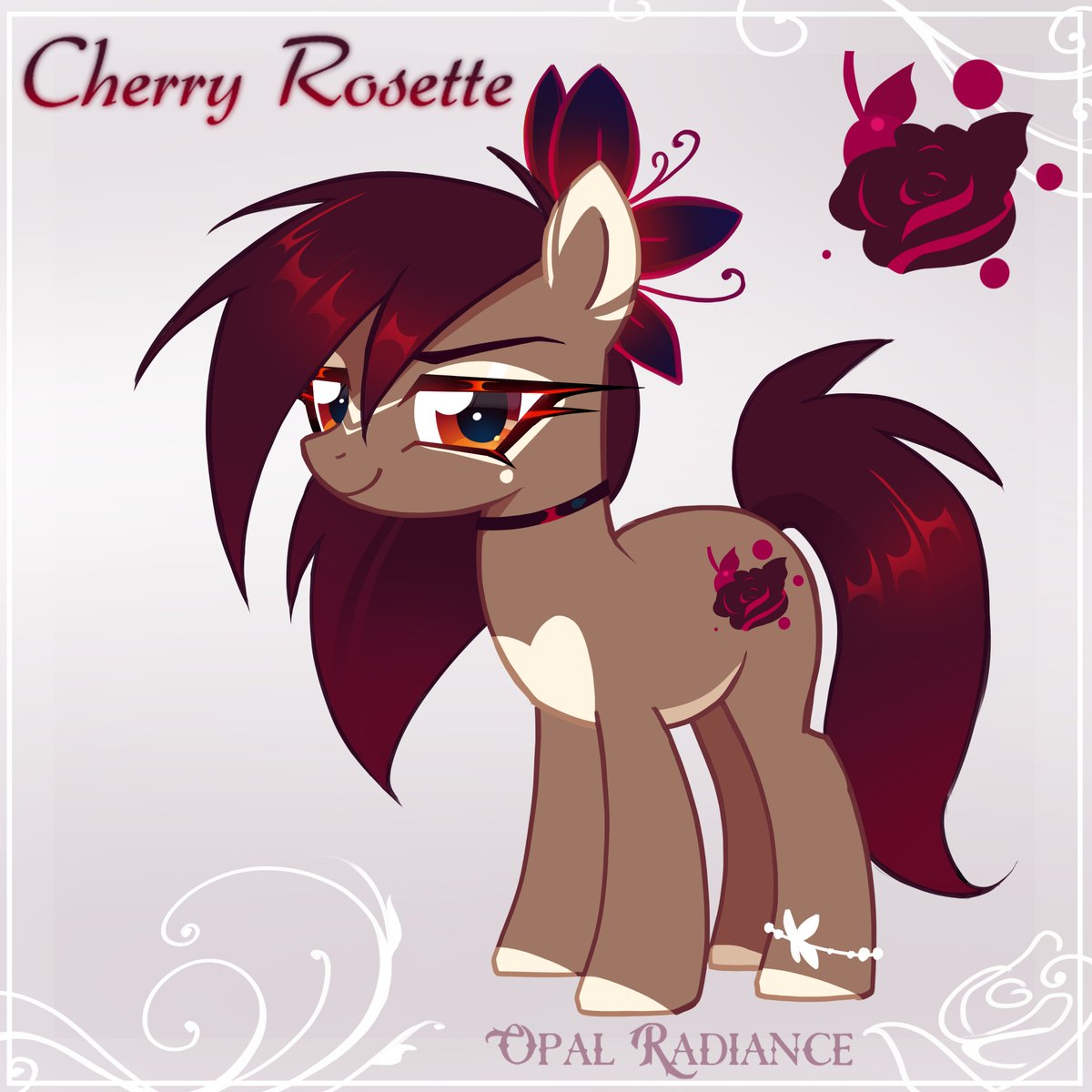 Opal_Radiance's tweet photo. {Adopt}🍒🌹Cherry Rosette🌹🍒
•∘˙⊹. ꒰ঌ ᧔ෆ᧓ ໒꒱ .⊹˙∘••∘˙⊹. ꒰ঌ ᧔ෆ᧓ ໒꒱ .⊹˙∘•

- Set Price : $30 us 

Available on Kofi or Vgen! 
https://t.co/IIIsxi8f8X

#MLP #Adopt https://t.co/2Gxb3oDtQV