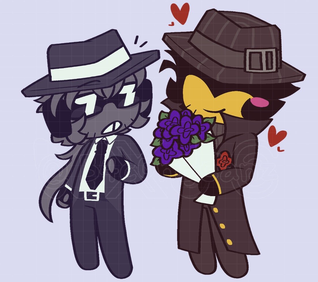 B4c0nBeanz's tweet photo. PC x PM ❗️❗️

✨️🗡✨️🏳️‍🌈✨️🪙✨️
#doublefedora #chance #mafioso #forsaken https://t.co/RhJ6MKHEOG
