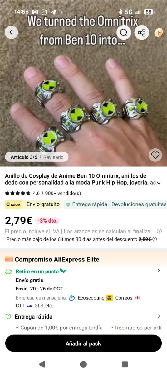 EduShitpost's tweet photo. Busco anillo acero inoxidable, en AliExpress. Lo que AliExpress me muestra . Jajajajajaja https://t.co/OsTDbZeDjU