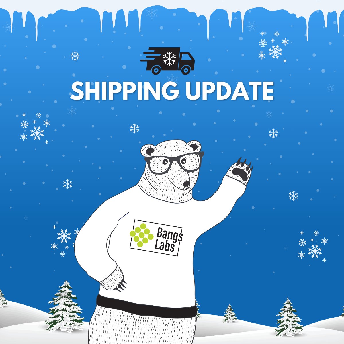 ParticleDoc's tweet photo. 🚛 Shipping Update

It’s getting cold in North America, and we are taking precautions to ensure that your orders do not freeze while in transit to you. This includes not shipping on Fridays (Domestic only) – to avoid freezing conditions over the weekend. So, please keep this in mind when placing an order – especially if you need it by a certain time.

Have questions? Our team is happy to help!

👉 https://t.co/DGtGktsueR
