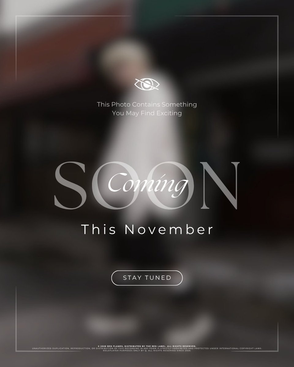 RedFIamesOfc's tweet photo. ⠀⠀⠀
               The wait is almost over.

               COMING THIS NOVEMBER. 
               Stay tuned.
⠀⠀⠀ https://t.co/UVzt8hi10i