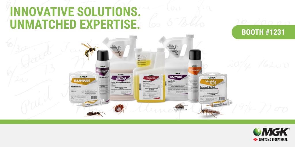 TargetSpecProd's tweet photo. A Legacy of Curiosity. A Future of Innovation.

For more than 120 years, curiosity has fueled MGK’s development of pest control solutions. At Pestworld, visit Booth #1231 to connect with the MGK team, explore trusted technologies, &amp; discover the innovative solutions. https://t.co/sYagd1S1M8