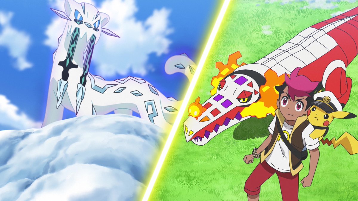 anipoke_PR's tweet photo. #アニポケ 第153話
「災厄のパルデア　――復活」

復活したさいやくポケモンと
それぞれ対峙するリコたち

リコは #イーユイ
ドットは #チオンジェン
ロイは #パオジアン
ウルトは #ディンルー

圧倒的な力を前にバトルの行方は…？
見逃し配信でチェック！

https://t.co/aYJvzXDIqb https://t.co/mcYY4bKIkC