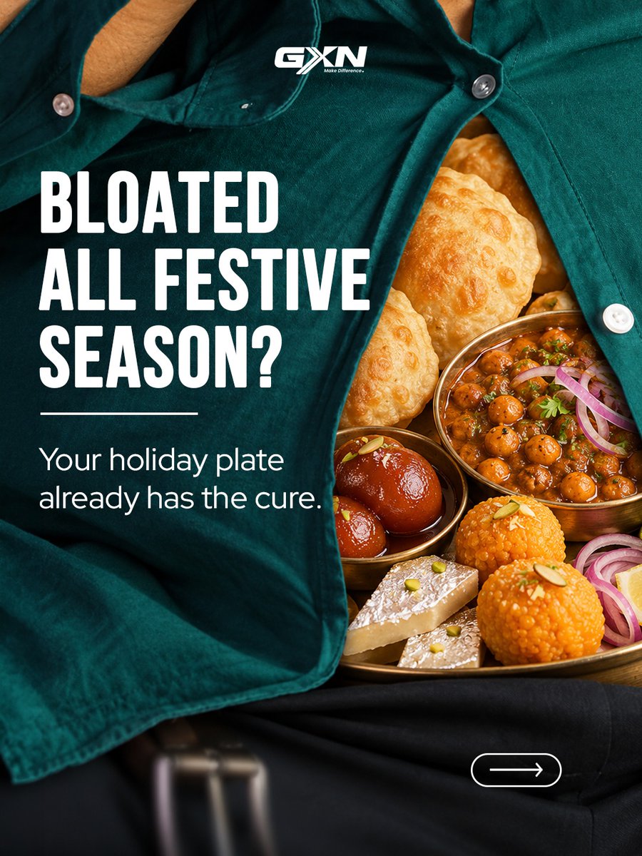 go_gxn's tweet photo. Festive meals are great. Feeling bloated afterwards?
Save this guide for your next festive meal, and tell us: which of these is already on your plate?
#GXN #GutHealth #FestiveEating #GutMicrobiome #NutritionTips https://t.co/rBmhlJC49u