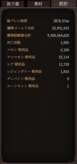 seihou2019's tweet photo. デスクロールさん388時間でやっとルーンセットが1個ドロップ。ディバインはいまだに無し。黒霧は3個出たかな？
周回場所が悪いのか運が悪いだけなのか解らないがドロップ率は相当渋い。 https://t.co/uCn5sp7KVV