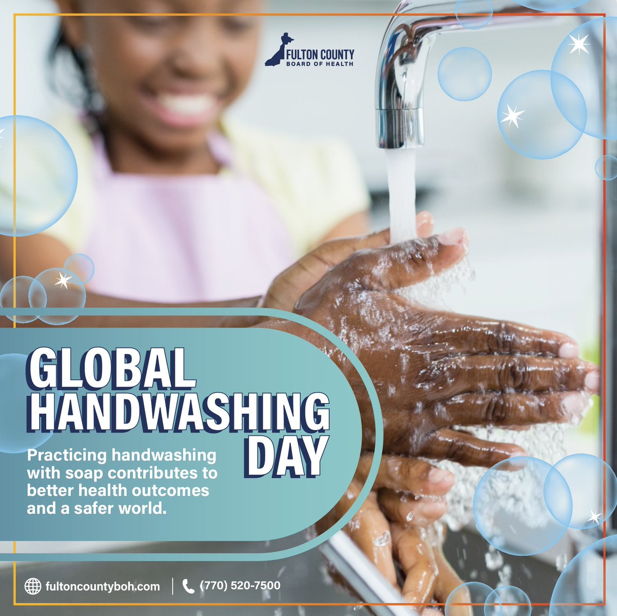 FultonHealth's tweet photo. Happy Global Handwashing Day! ✋🧼

Let’s celebrate by embracing the power of clean hands, which pave the way for a healthier tomorrow! 💙 

#GlobalHandwashingDay #CleanHandsSaveLives https://t.co/JtpBXtgi4s