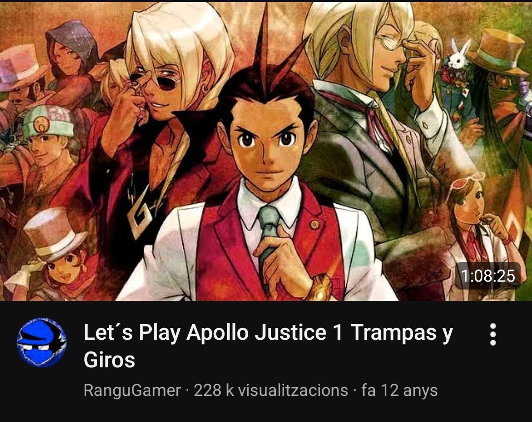 TeruyaKvK's tweet photo. Hace unos 11 años descubro Ace Attorney gracias a @RanguGamer

Hoy sube el primer capítulo de su secuela traducida por mí

Se cierra el círculo https://t.co/S7mY83HJfg