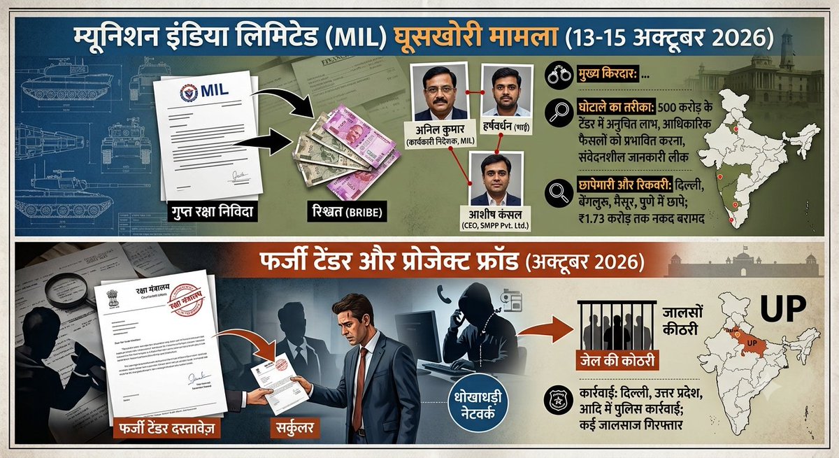 0c9nc94's tweet photo. भारत का रक्षा मंत्रालय भी 
घूसखोरी, फर्जी टेंडर, 
और प्रोजेक्ट फ्रॉड से अछूता नहीं रहा 
जिस रक्षा मंत्रालय की मिसाल 
पूरी दुनिया में दी जाती थी 
आज वही रक्षा मंत्रालय कटघरे में खडा है..

आखिर क्यों.. https://t.co/k70Bh5eyW5