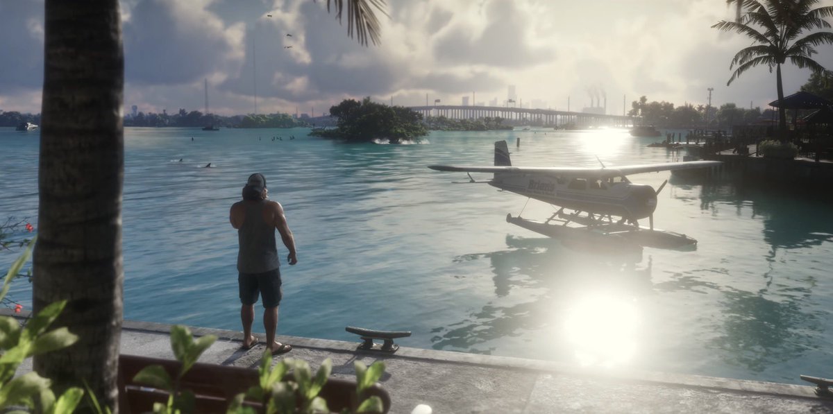GameRoll_'s tweet photo. THIS GTA 6 TRAILER IS INSANE

ROCKSTAR HAS ALSO CONFIRMED THAT IT WAS CAPTURED ENTIRELY ON PLAYSTATION 5

HOLYYYYY https://t.co/uyBhWd9irg