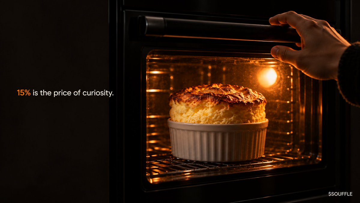 soufflecoin's tweet photo. 15% is the price of curiosity. https://t.co/ytiqjw30Ok