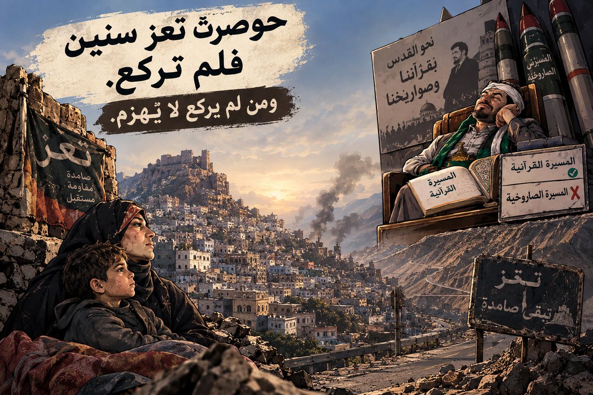 Dawood_y2004's tweet photo. حوصرت تعز سنين فلم تركع. ومن لم يركع لا يُهزم.
___
♥️🌹 https://t.co/a3ncbPASfl