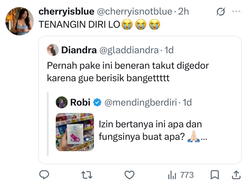cherryisnotblue's tweet photo. IH jd lucuu ternyata kalo nge quote twit yg nge quote, quote twittt😭 https://t.co/1jCrmyCTgm